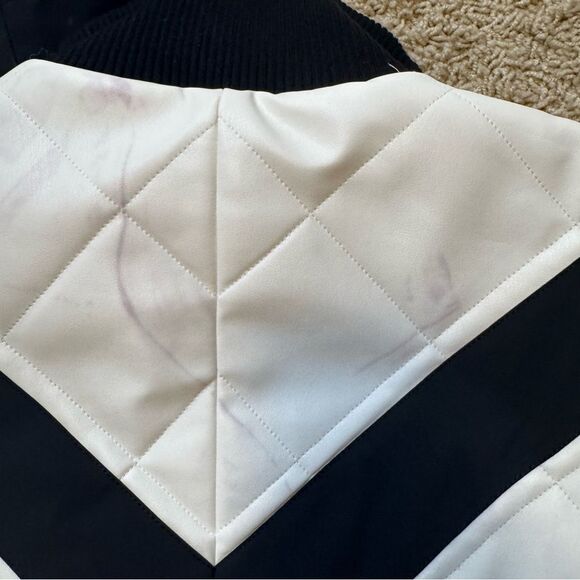 Perfect Moment Ski Suit Jumpsuit Black White Size Large Waterproof Defects - Picture 11 of 14